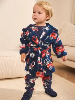 Next - Robe (9mois-8ans) Bleu motif véhicule d'ugence Best