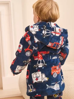 Next - Robe (9mois-8ans) Bleu motif véhicule d'ugence Best