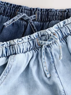 Next Bleu moyen - 100% Coton Denim Shorts 2 Lot (3-16ans) Best