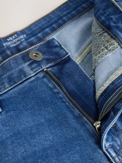 Next - Ajustement droit - Jean Motionflex Bleu moyen Best