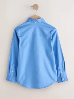 Next - Chemise Oxford (3-16ans) Bleu moyen Discount