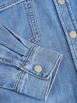 Next - Chemises oversize en Denim Bleu moyen Best