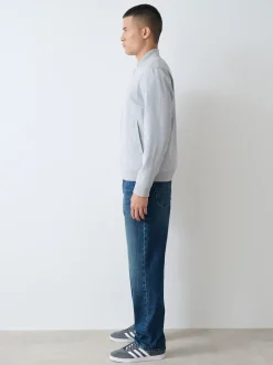 Next Bleu moyen - - extensible Denim Jeans Coupe ample