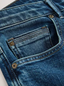 Next Bleu moyen - - extensible Denim Jeans Coupe ample