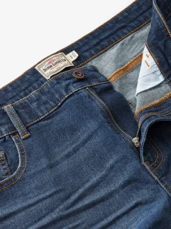 Next Bleu moyen - Coupe droite Essential Extensible Jeans Online