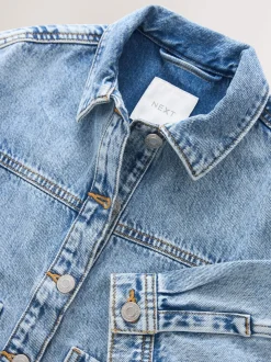 Next Bleu moyen - Denim Shacket (3-16ans) Best