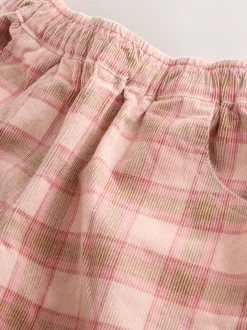 Next Bleu moyen - Ensemble chemise Denim et Pantalons à Carreaux (3mois-7ans) Outlet