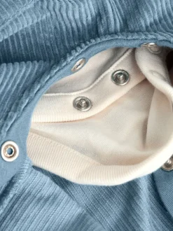 Next - Ensemble salopette et body en velours côtelé (0mois-2ans) Bleu moyen Outlet