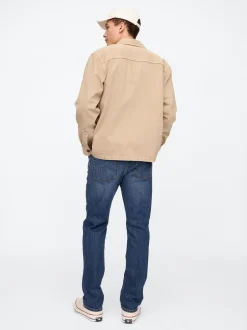 Gap Bleu moyen - Jean droit extensible Discount