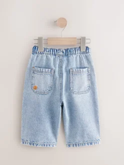 Next Bleu moyen - Jean en denim brodé 100 % coton (3mois-7ans) Discount