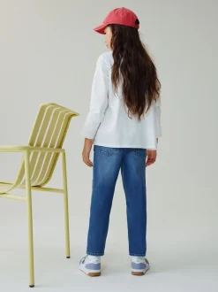 Next Bleu moyen - Jean extensible ajusté (3-16ans) Discount