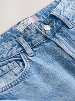 Next Bleu moyen - Jean Hourglass coupe large Online