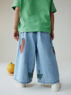 Next Bleu moyen - Jean imprimé tomate (3mois-7ans) Outlet