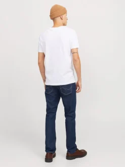 JACK & JONES - Jean slim Glenn Bleu moyen New