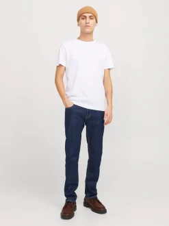 JACK & JONES - Jean slim Glenn Bleu moyen New