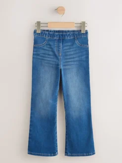 Next Bleu moyen - Jean évasé Pullon (3-16ans) Clearance