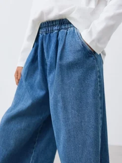 Next Bleu moyen - Jeans à jambes larges (6-16ans) New