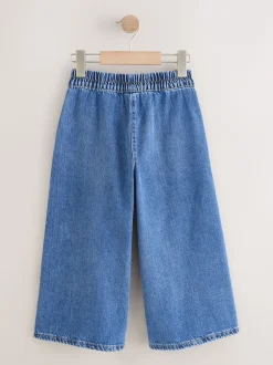 Next Bleu moyen - Jeans à jambes larges (6-16ans) New