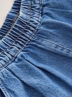 Next Bleu moyen - Jeans à jambes larges (6-16ans) New