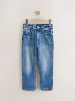 Next - Jeans extensibles (3-17yrs) Bleu moyen Discount