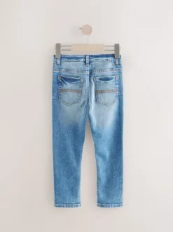 Next - Jeans extensibles (3-17yrs) Bleu moyen Hot