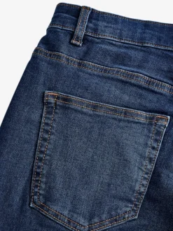 Next - Jeansextensible classique coupe fuselée régulière Bleu moyen Hot