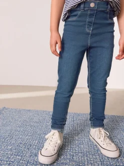 Next Bleu moyen - Jegging extensible (3-16ans) Clearance