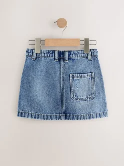 Next Bleu moyen - Jupe en Denim (3-16ans) Discount