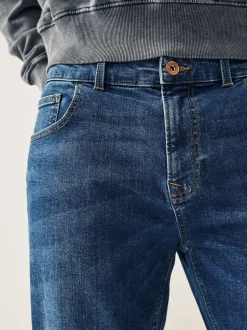 Next - Lit 1 place - Coupe ajustée Classic Jeans extensibles Bleu moyen Best