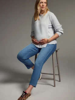 Next Bleu moyen - Mom Maternity Denim jeans Hot