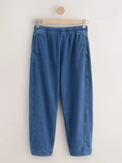 Next Bleu moyen - Pantalons Coupe ballon en Denim jersey Best
