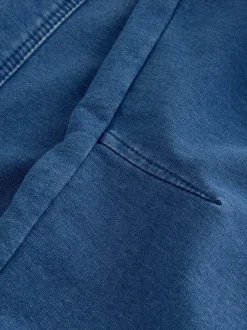 Next Bleu moyen - Pantalons Coupe ballon en Denim jersey Best