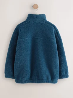 Next Bleu moyen - Polaire à col cheminée (3-16ans) Outlet