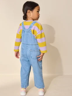 Next Bleu moyen - Salopette en denim (3mths-7yrs) Hot