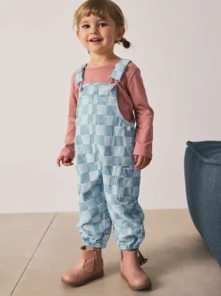 Next Bleu moyen - Salopettes à carreaux (3mois-7ans) Hot