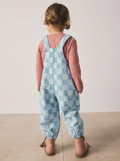 Next Bleu moyen - Salopettes à carreaux (3mois-7ans) Hot