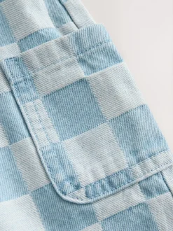 Next Bleu moyen - Salopettes à carreaux (3mois-7ans) Hot