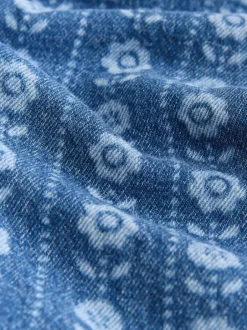 Next Bleu moyen - Salopettes Fleuri Imprimé (3mois-7ans) Outlet