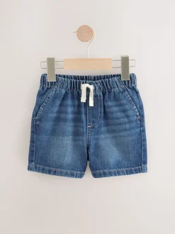 Next Bleu moyen - Short à enfiler (3mois à7ans) New