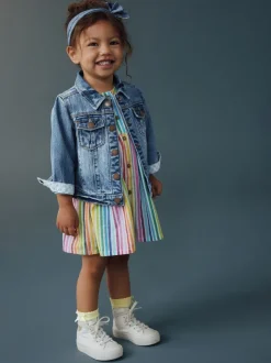 Next Bleu moyen - Veste Denim Western 100% coton (3mths-7yrs)