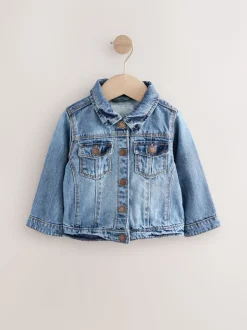 Next Bleu moyen - Veste Denim Western 100% coton (3mths-7yrs)