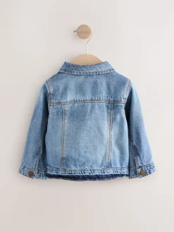 Next Bleu moyen - Veste Denim Western 100% coton (3mths-7yrs)