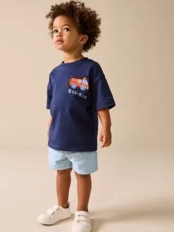 Next - Short à enfiler (3mois à7ans) bleu pâle