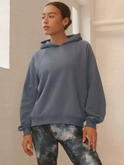 Next bleu pâle - Sweat à capuche épais coupe standard décontracté Clearance