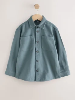 Next Bleu pétrole - Surchemise brossée (3-16ans) Hot