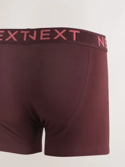 Next - Lot de 10 - Boxers avec ouverture sur le devant Bleu riche/rouge Clearance