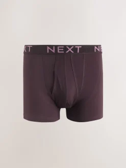 Next - Lot de 10 - Boxers avec ouverture sur le devant Bleu riche/rouge Clearance