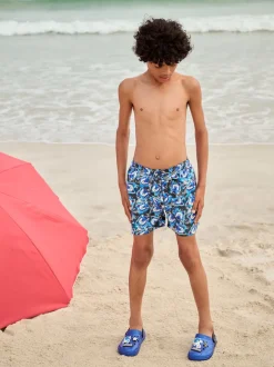 Next - Shorts de bain (3-16yrs) Bleu Sonic Discount