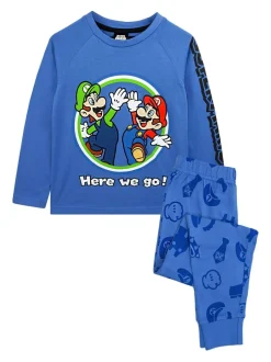 Vanilla Underground - Pyjama long Bleu super Mario Outlet