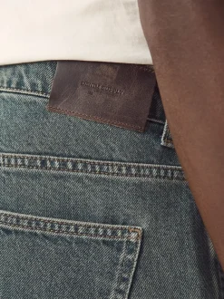 Next Bleu teinte foncée - - délavé vintage Denim Jeans Coupe ample Hot